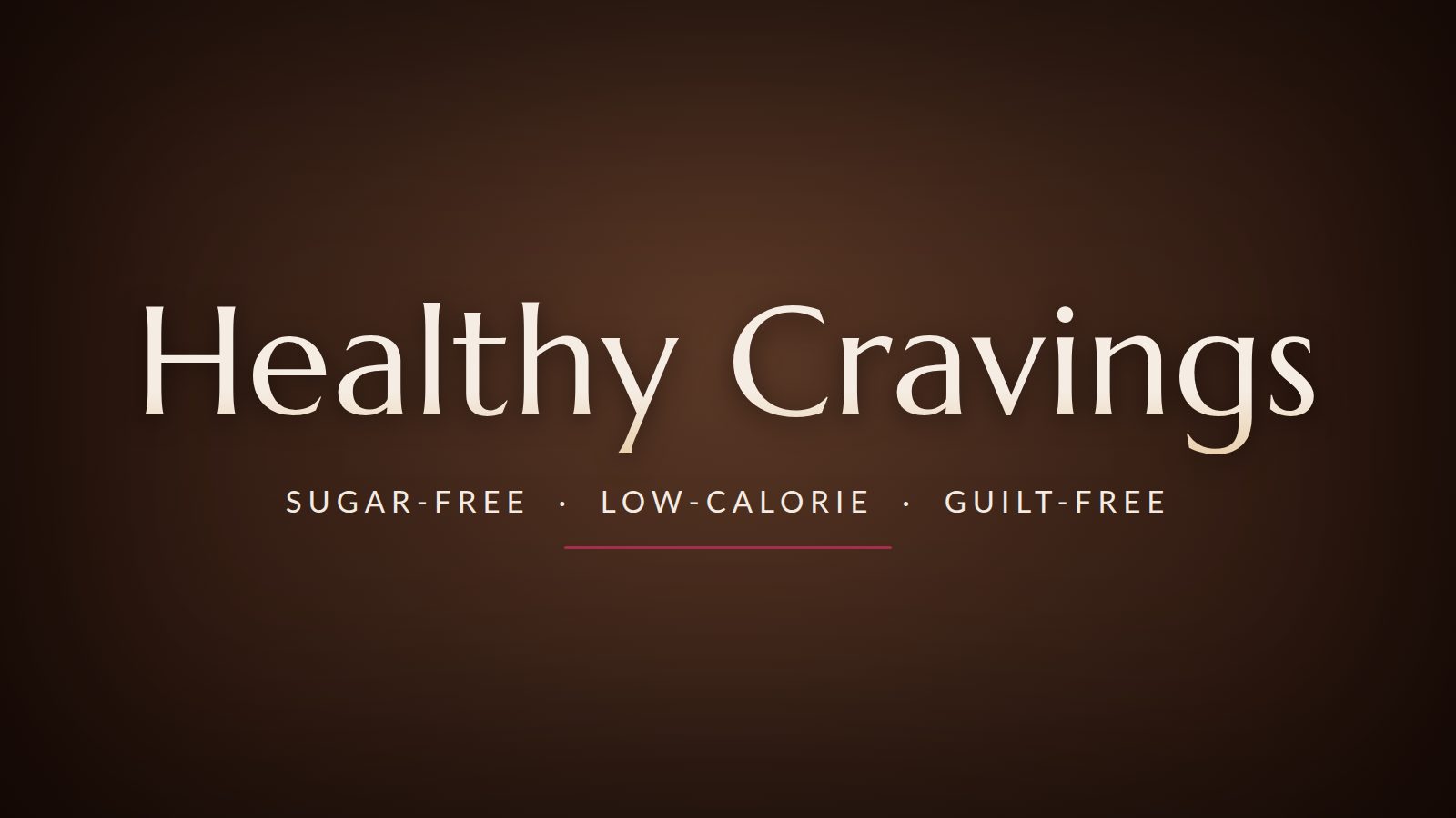 Healthy Cravings desserts, styled cover photo